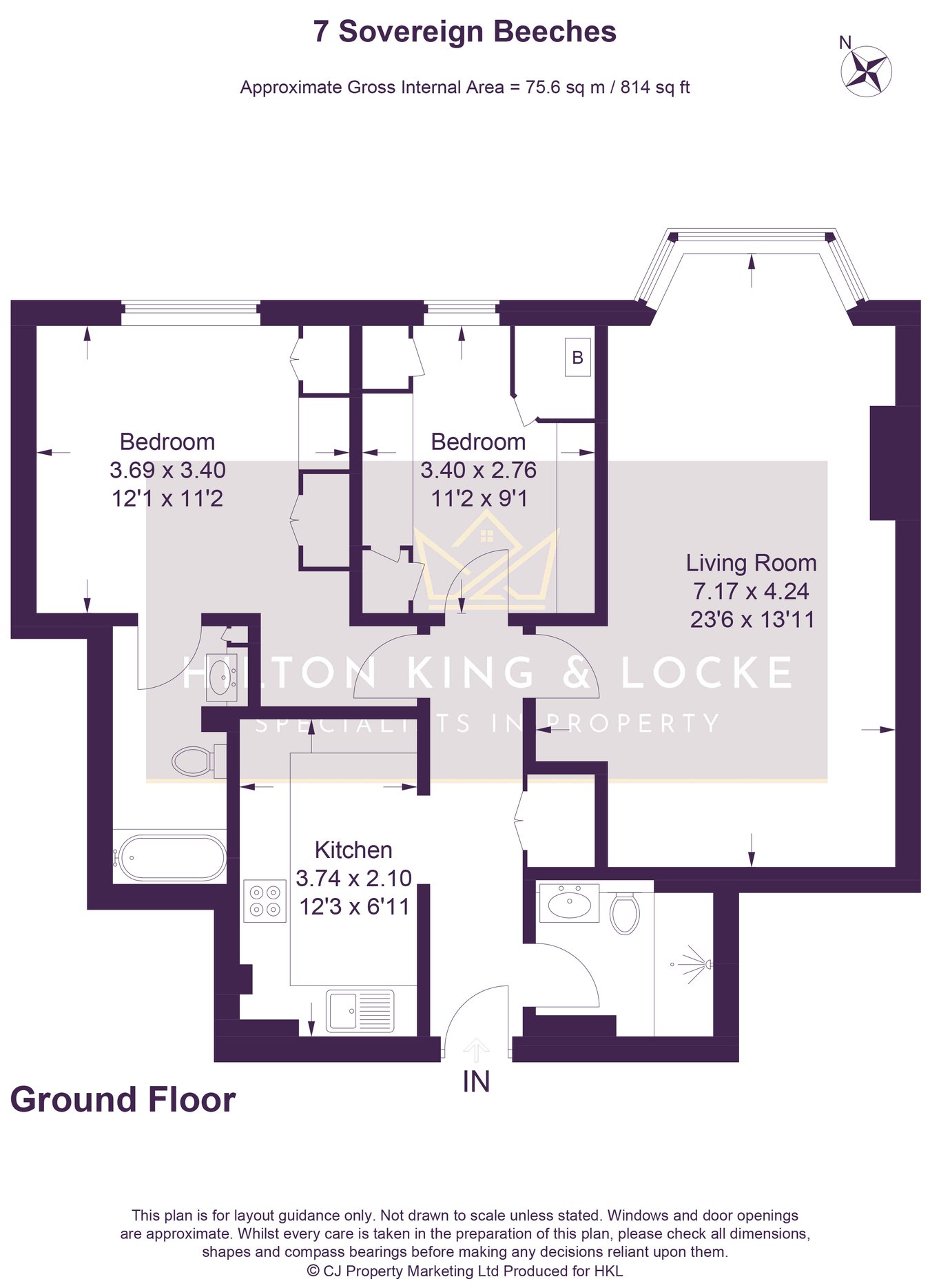 7 Sovereign Beeches, Green Lane, Farnham Common floorplan