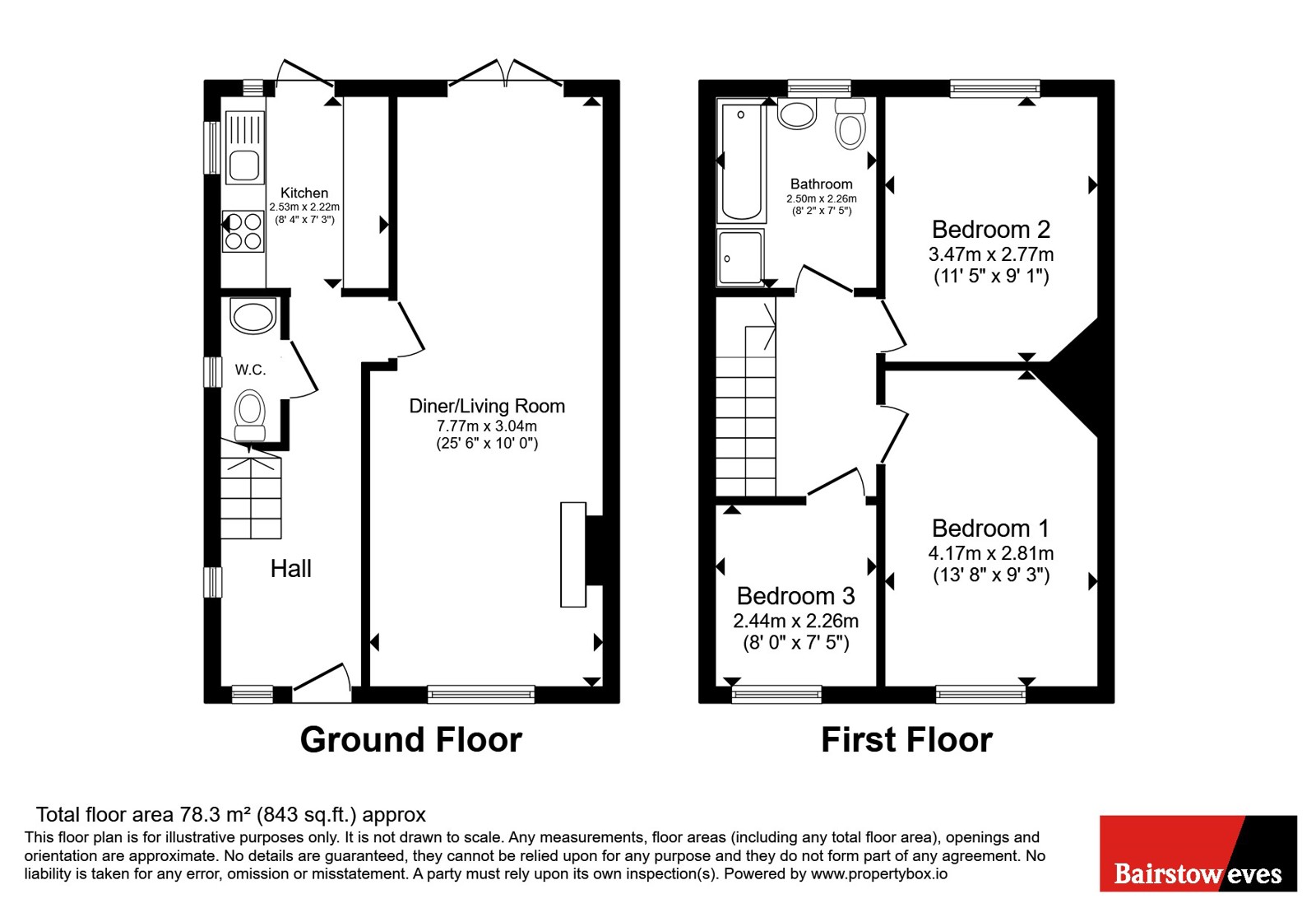 166, Church Road, Romford floorplan