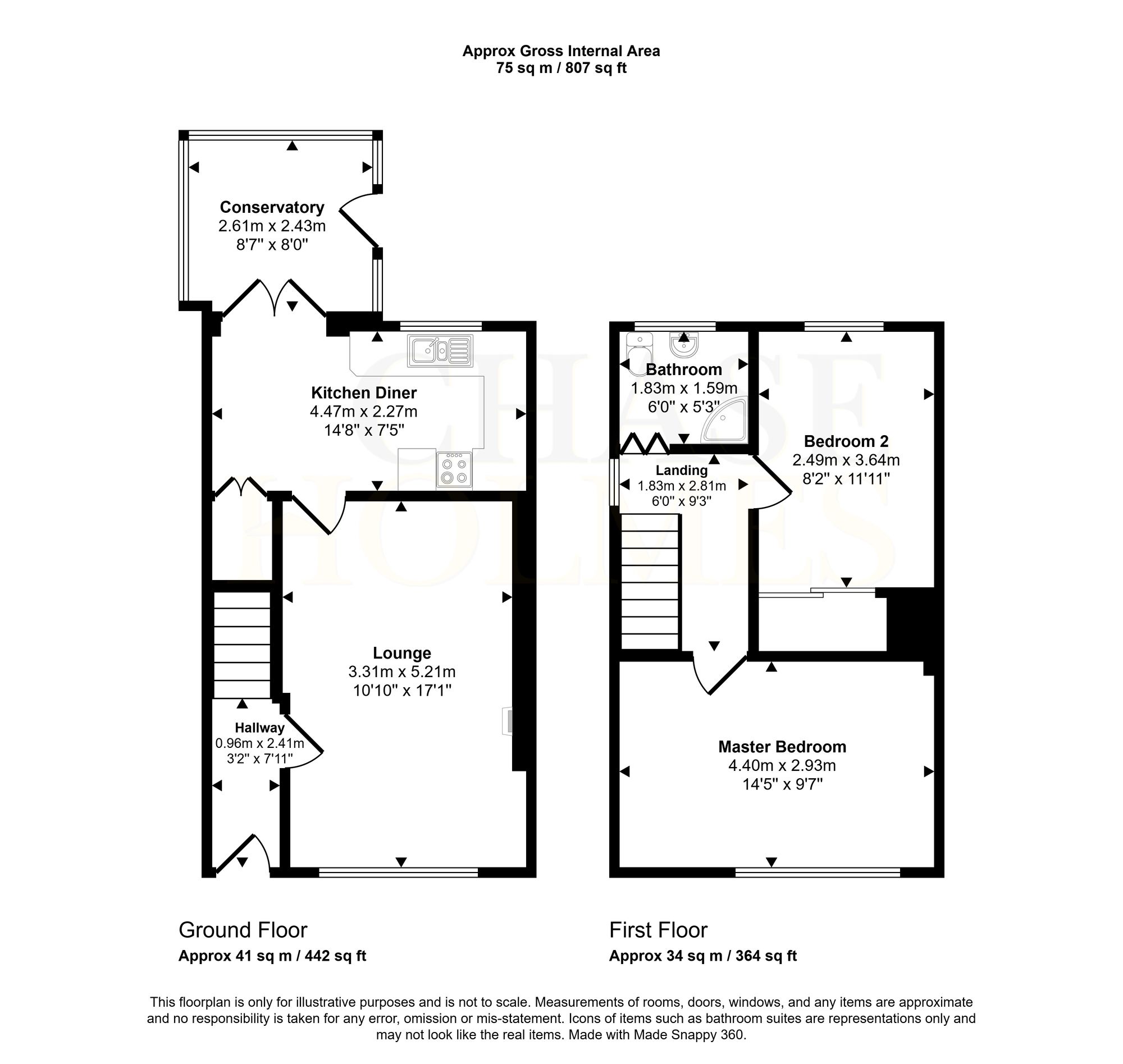 6 Manorway, Jarrow floorplan