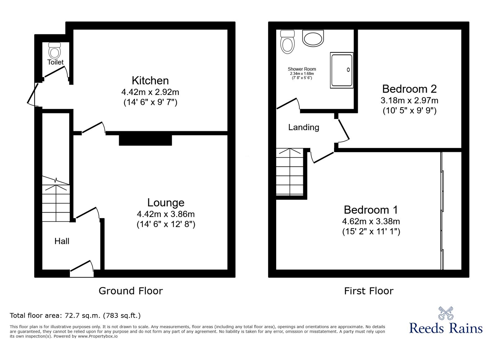 5, Greville Street, Staffordshire floorplan