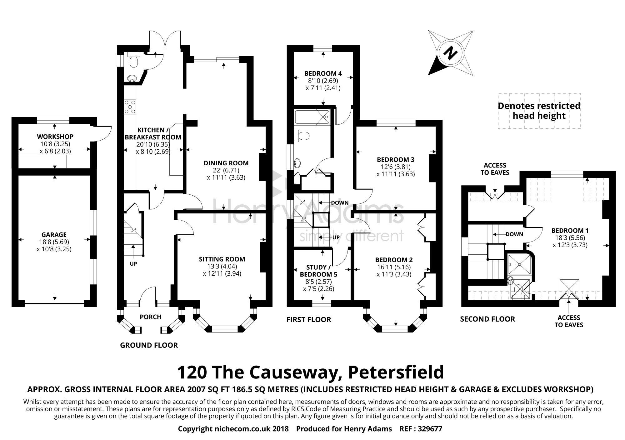 5 Bedrooms Semi-detached house for sale in The Causeway, Petersfield GU31