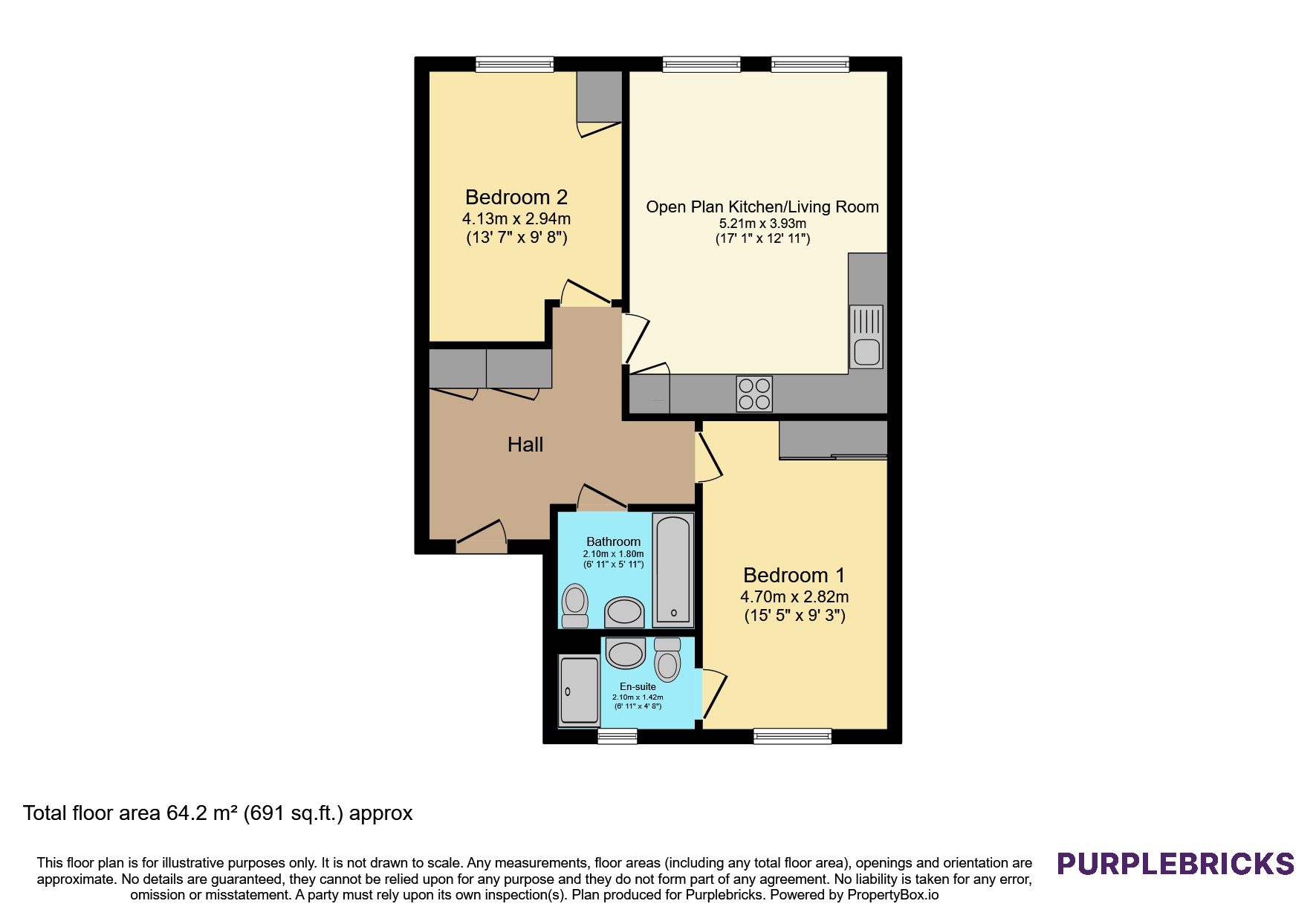 Rainbow Road, Erith floorplan