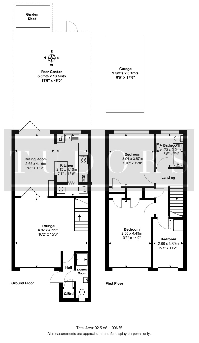 Buckingham Gardens, West Molesey floorplan
