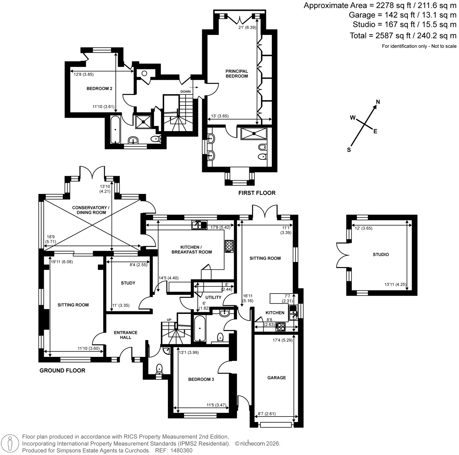 Achillea,, Heathway, East Horsley floorplan