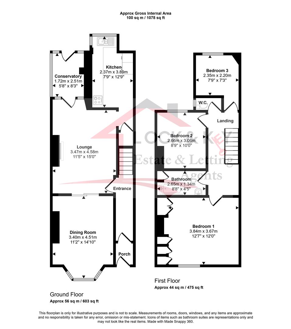 13, School Lane, Blackburn floorplan