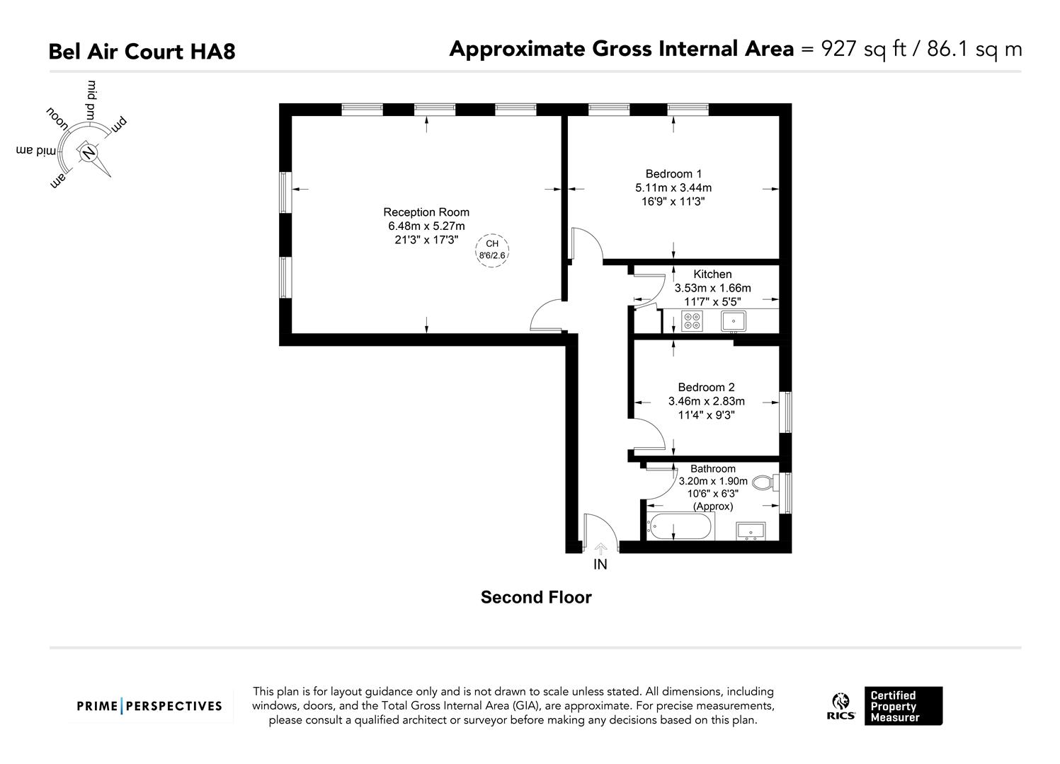 7, Belair Court, Edgware floorplan