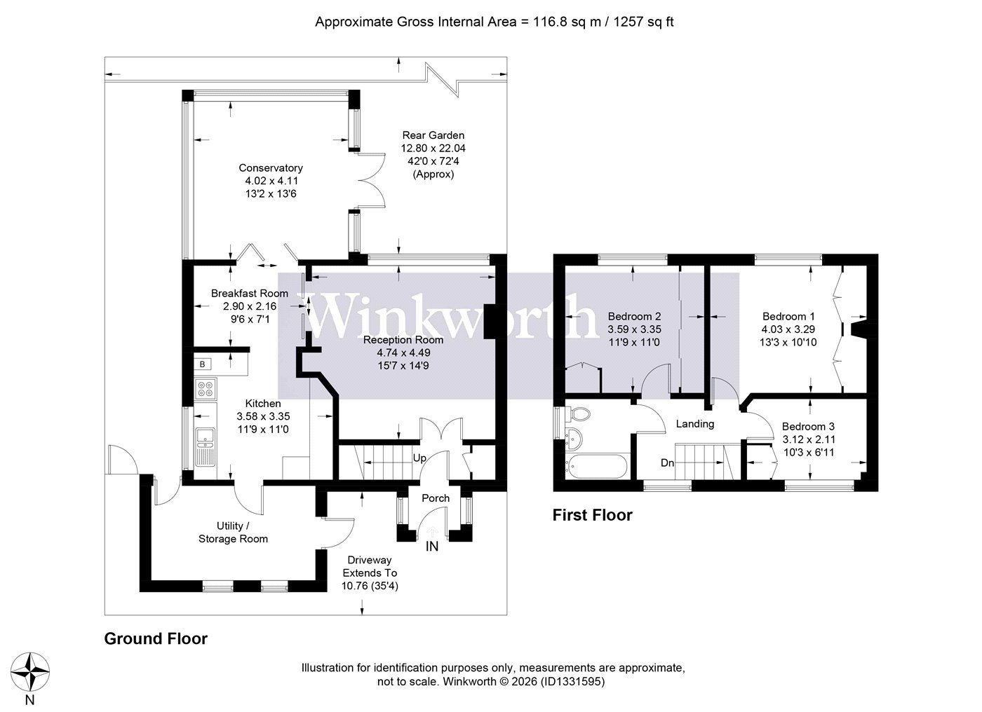 4, Brodewater Road, Hertfordshire floorplan