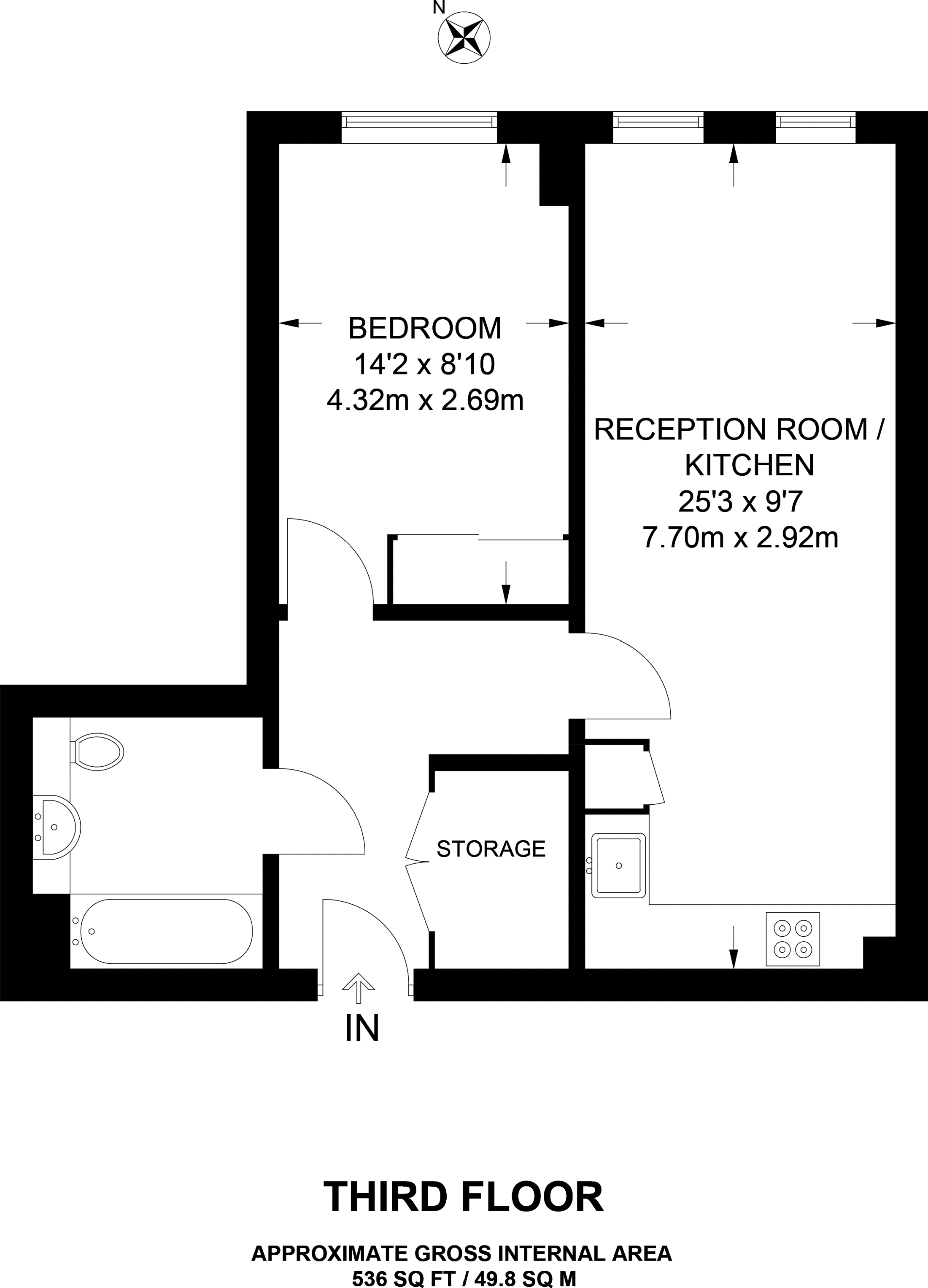 1 Bedrooms Flat to rent in Saffron Central Square, Croydon CR0