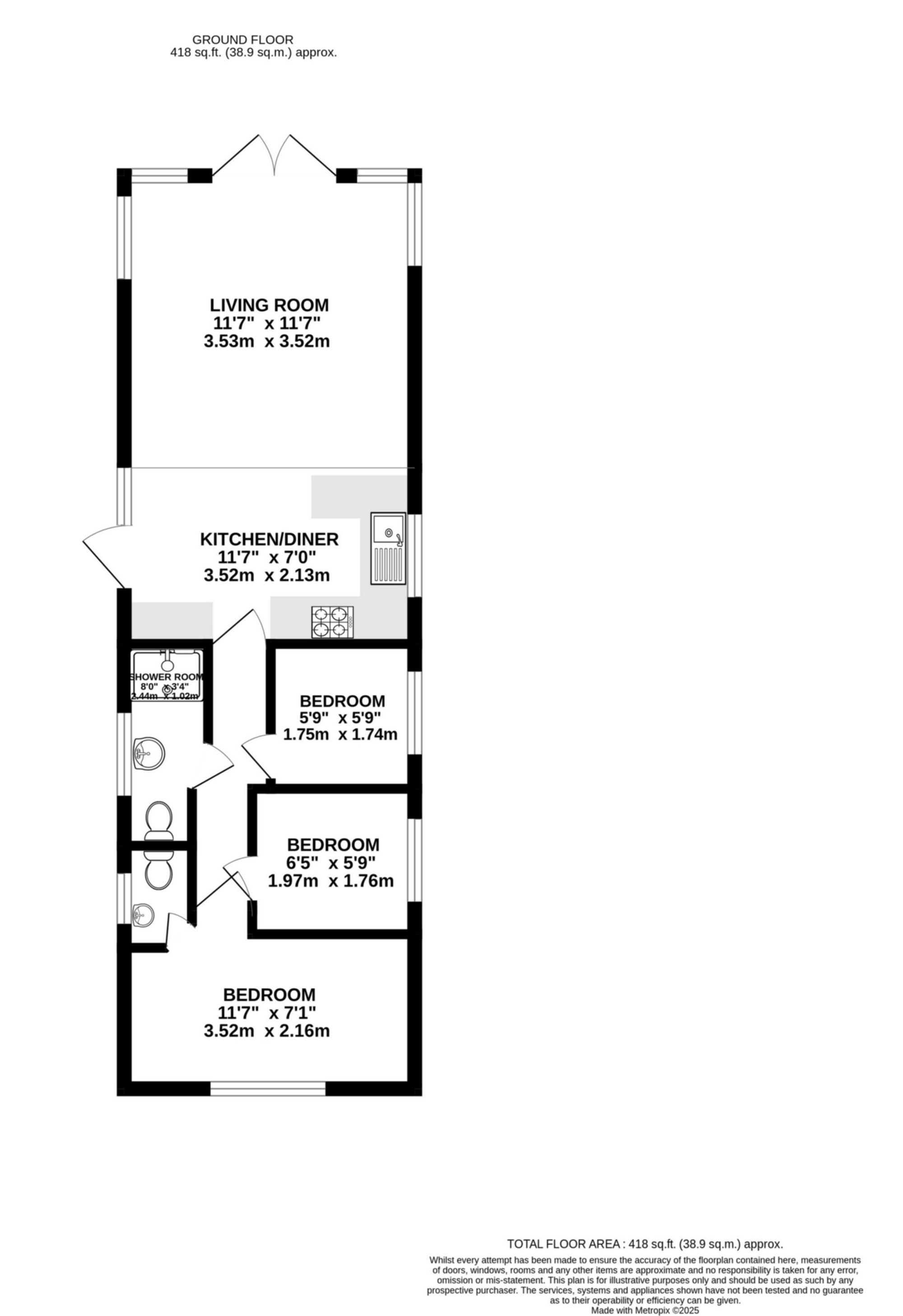 Birchington Vale Holiday Park, Birchington floorplan