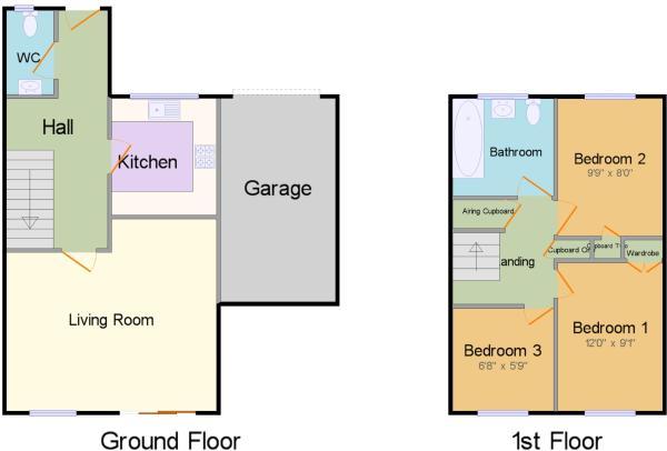 30, Golding Thoroughfare, Chelmsford floorplan