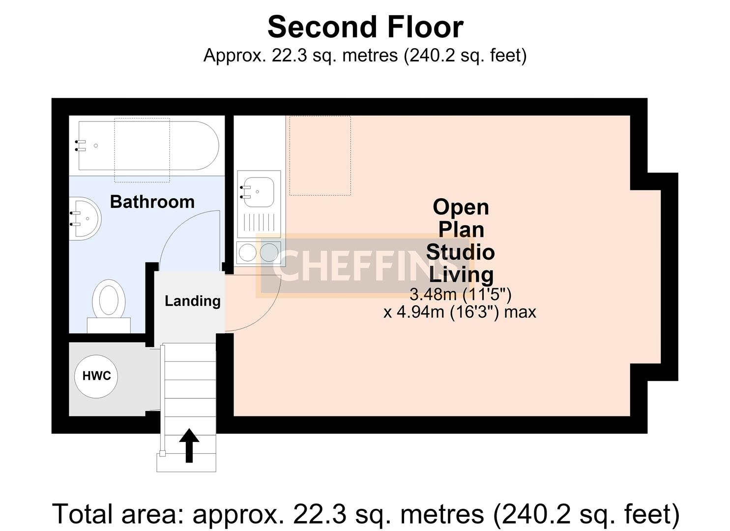 46b, Hills Road, Cambridge floorplan