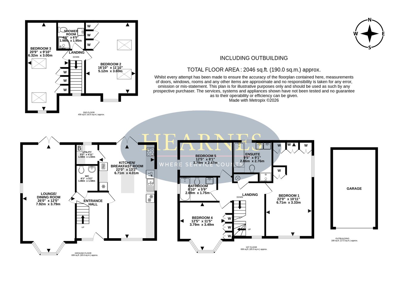 1, The Grove, Forest Road, Poole floorplan