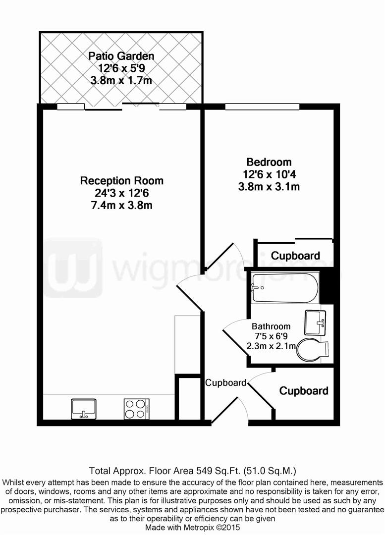 4 Masson House, Pump House Crescent, Brentford floorplan