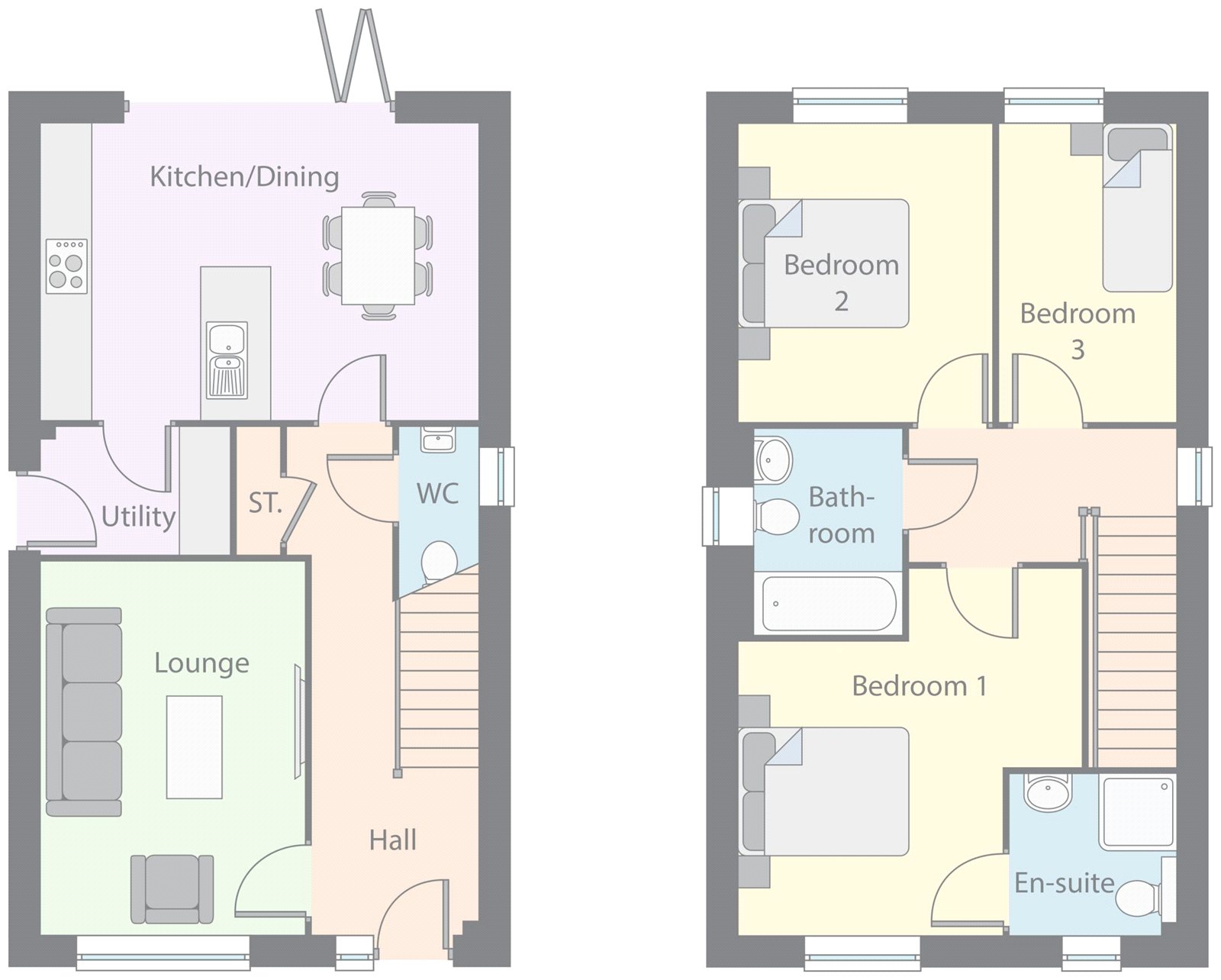 Stephenson Mews - Plot 86, 4, George Crescent, Stockton-on-Tees floorplan