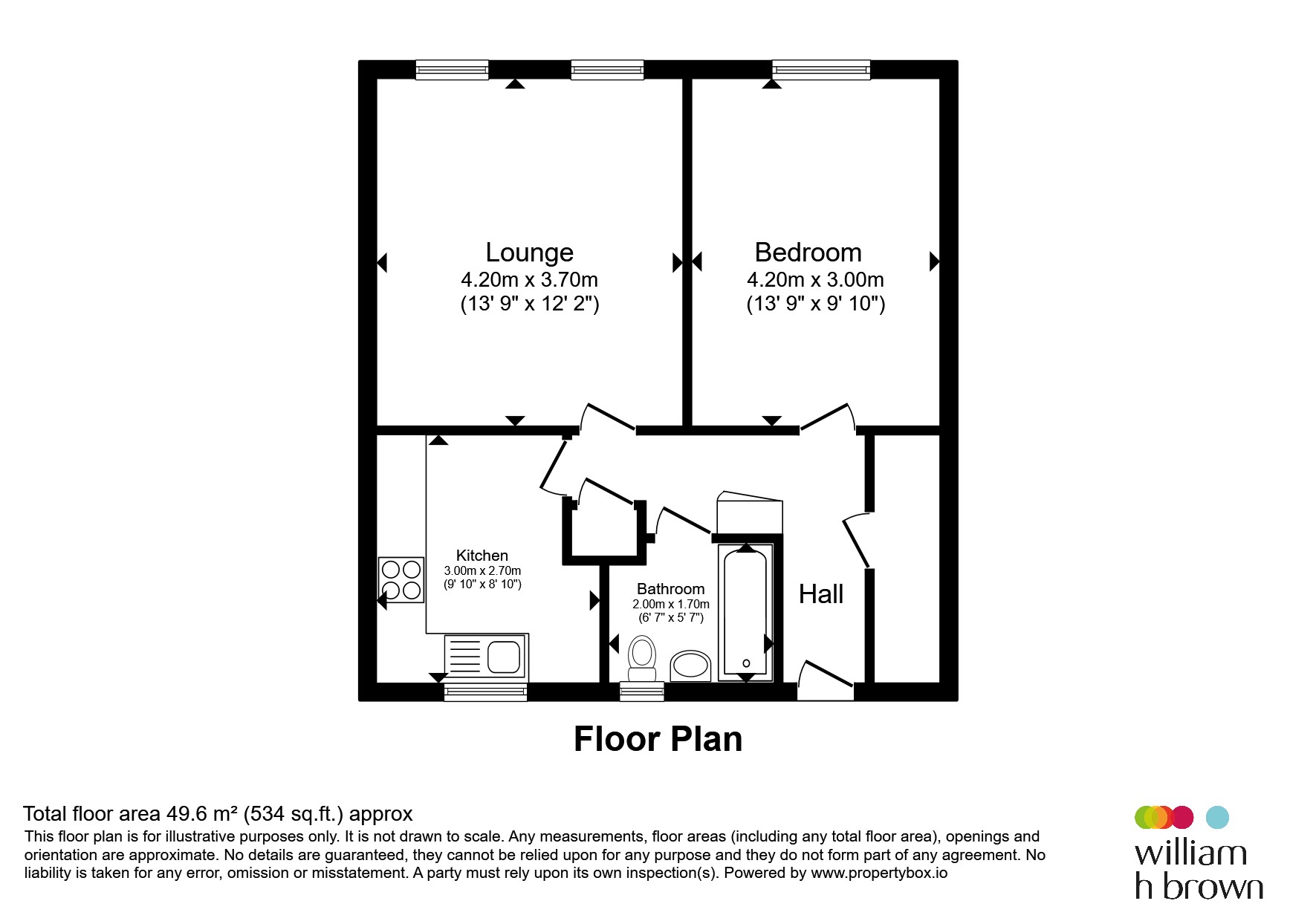 42, Scalpay Close, Leicester floorplan