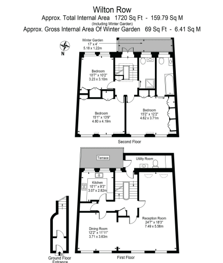 Wilton Row, London floorplan