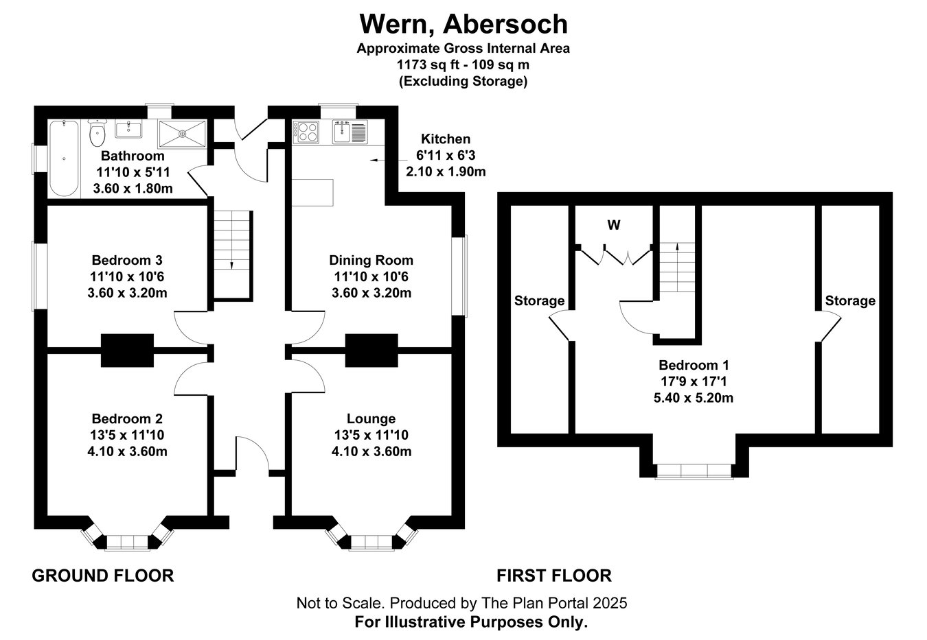 Wern, Pwllheli floorplan