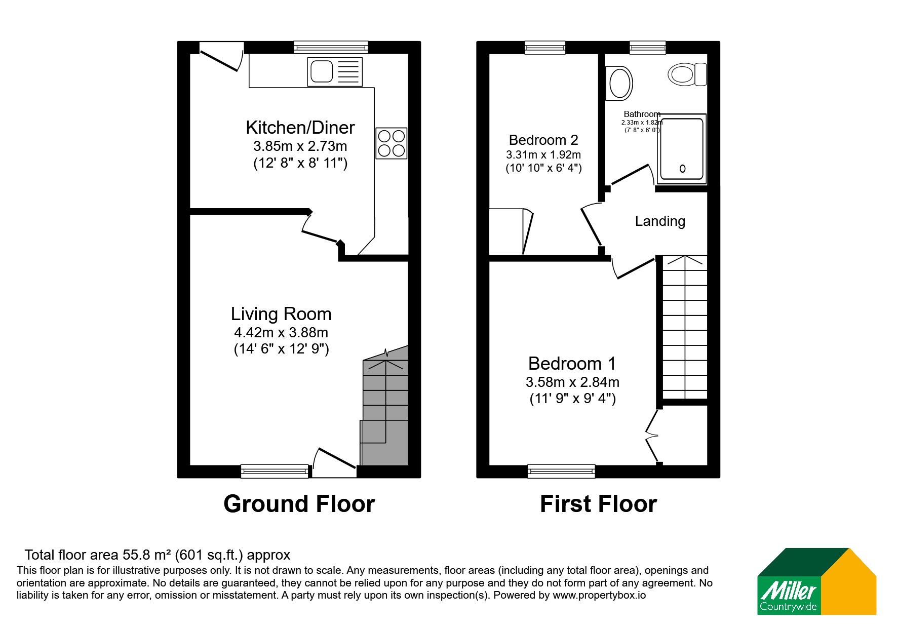 Treetops, 1A,, Rostalek, Bodmin floorplan