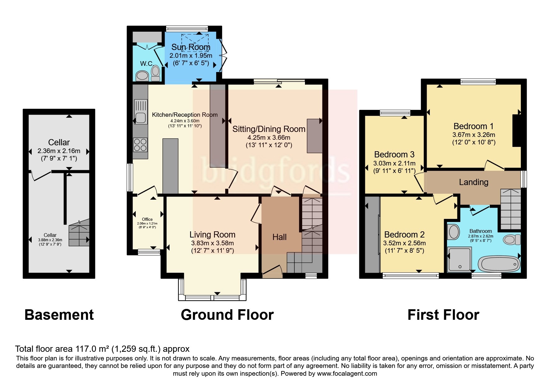 364, Horbury Road, West Yorkshire floorplan