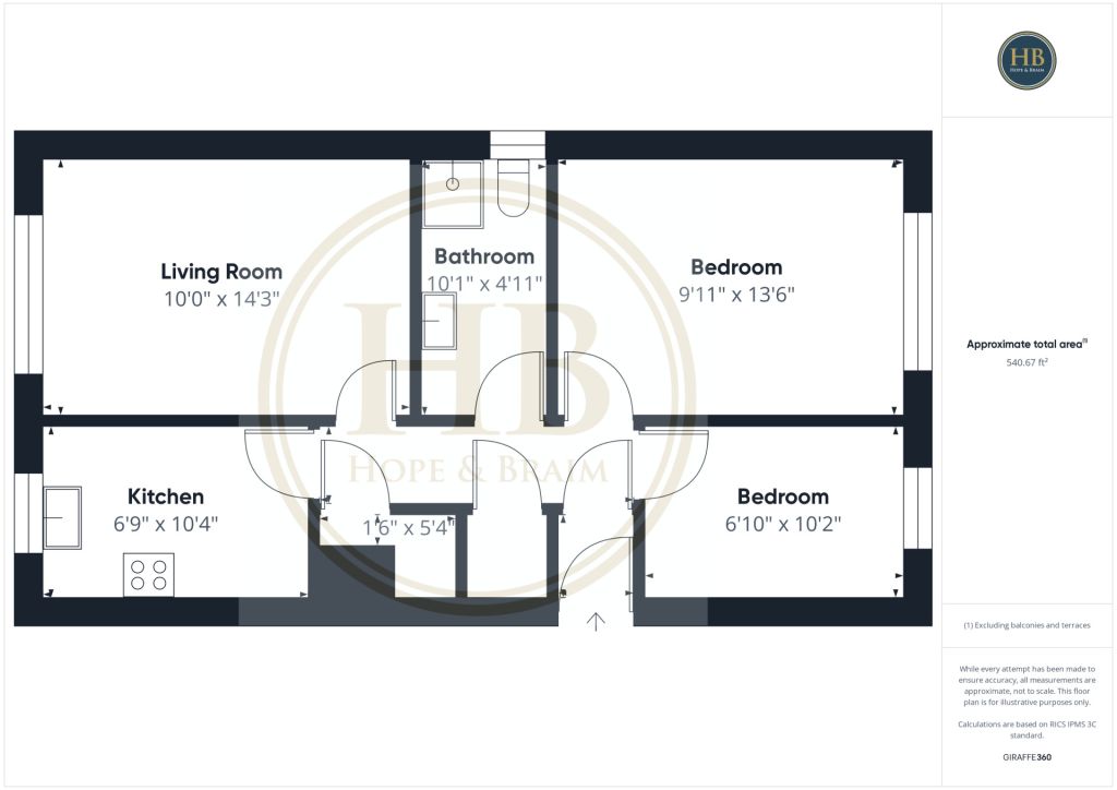 Flat 5, Howards Court, Whitby floorplan