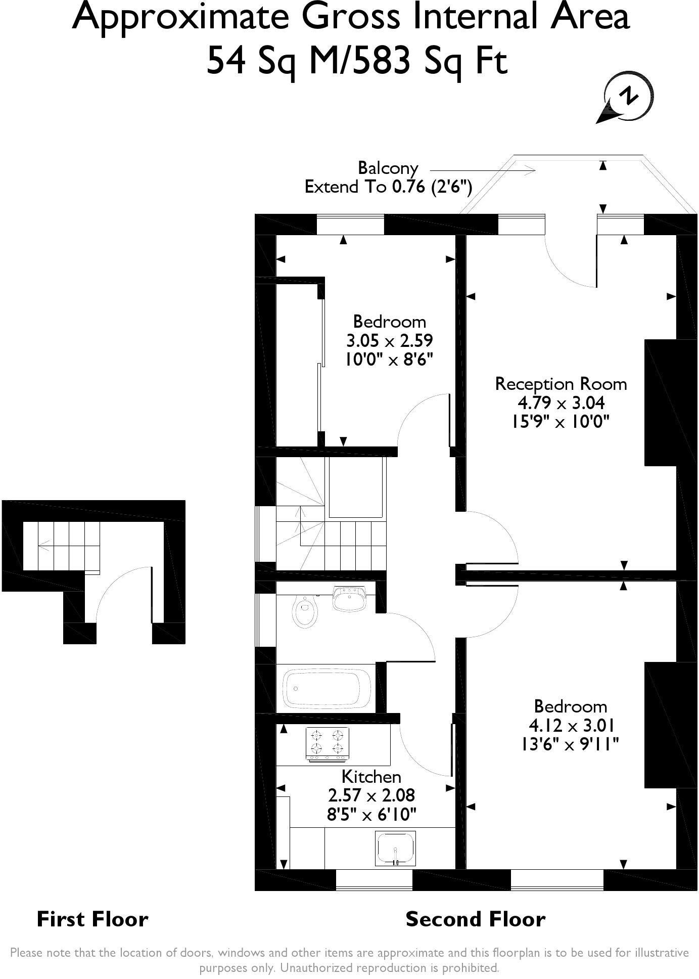 6d, Blackheath Grove, London floorplan