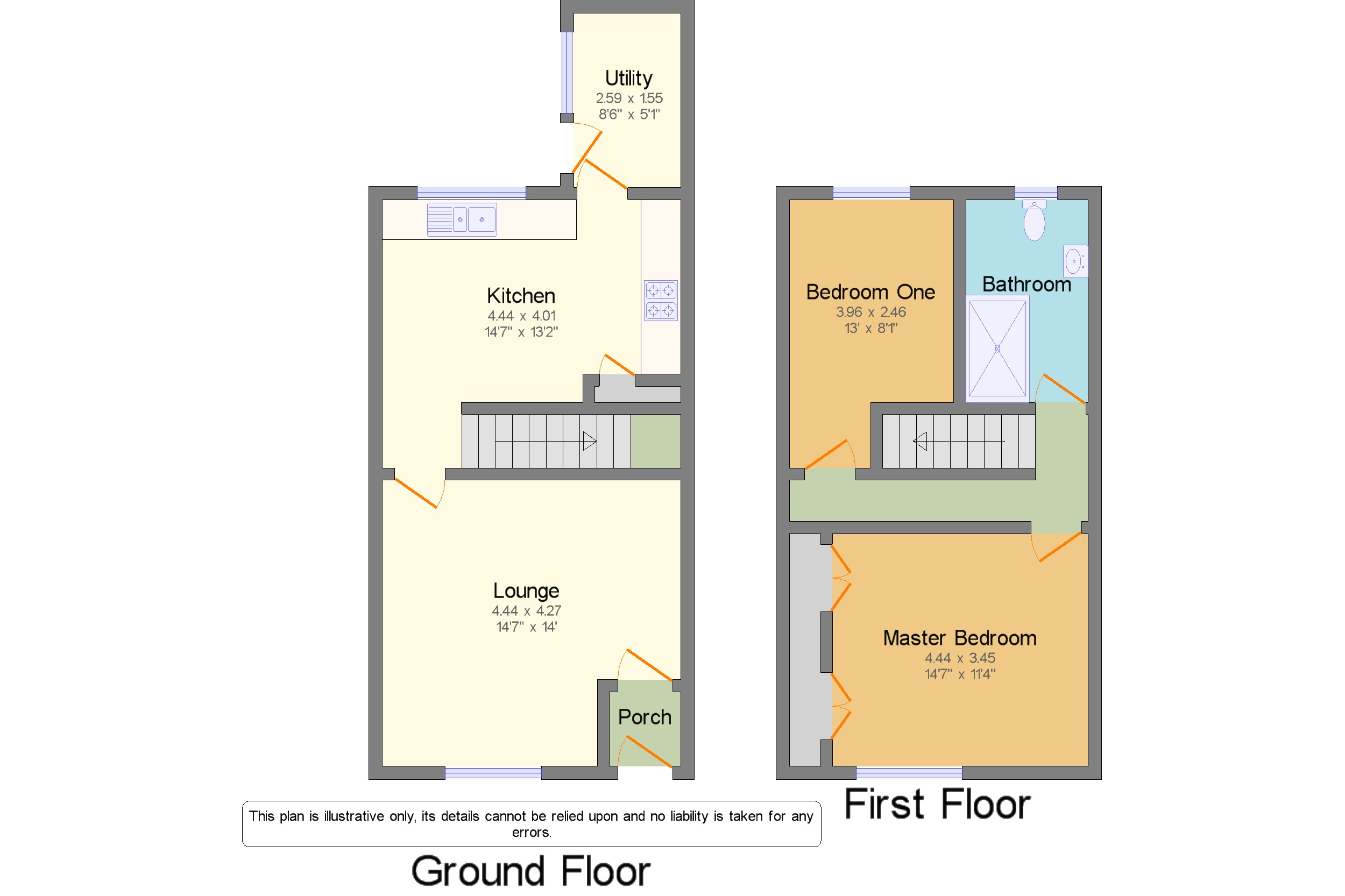 2 Bedrooms Terraced house for sale in Longsight, Harwood, Bolton, Greater Manchester BL2