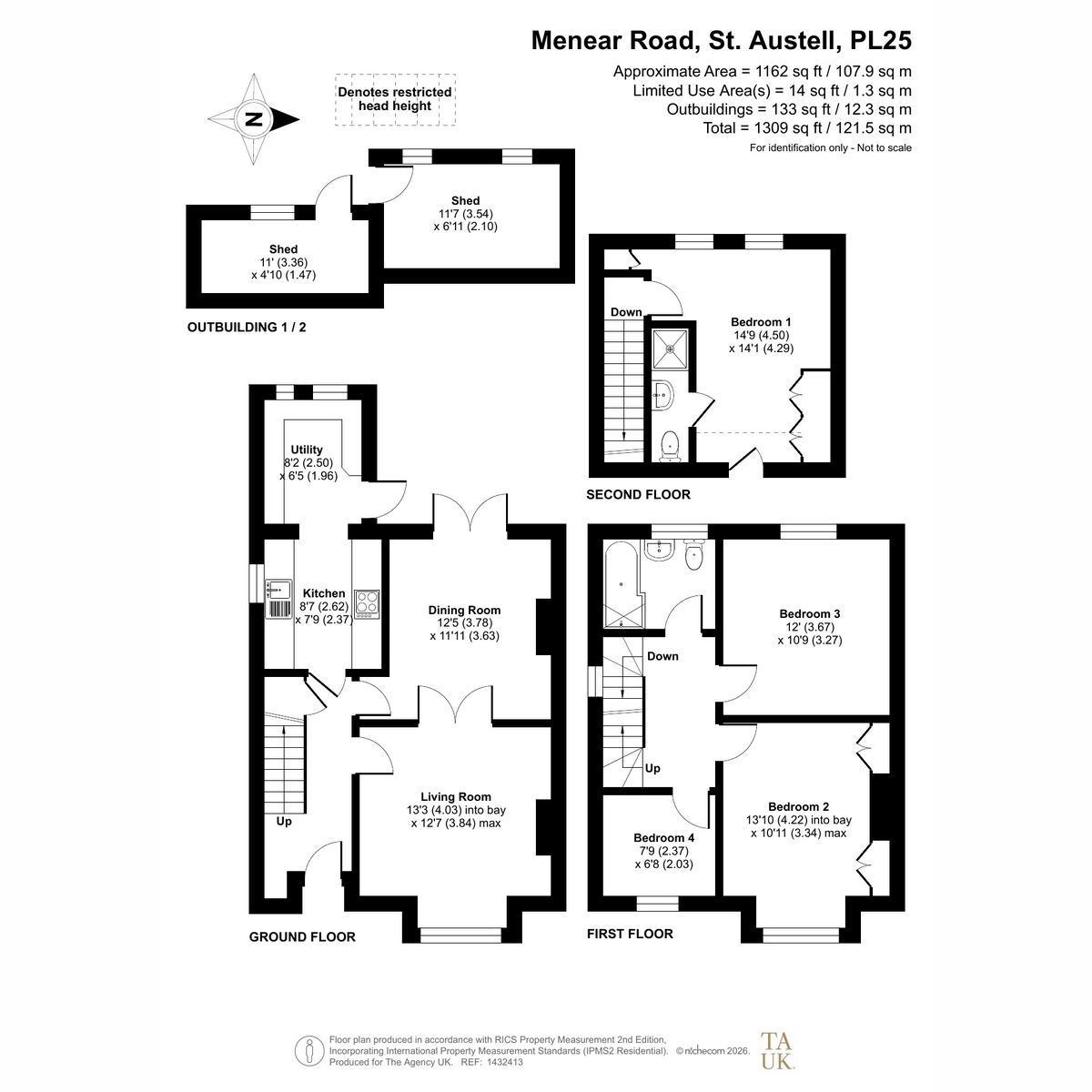 39, Menear Road, St. Austell floorplan