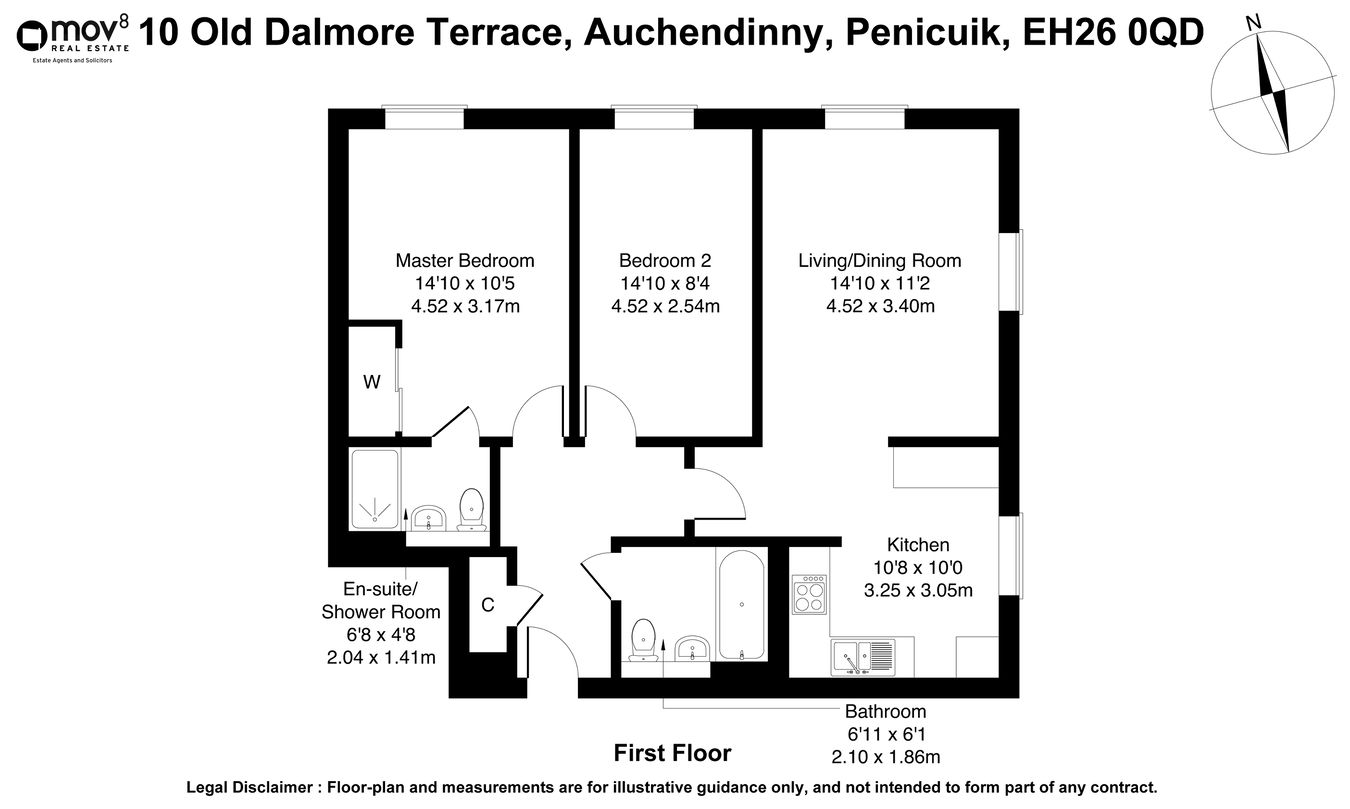 10, Old Dalmore Terrace, Penicuik floorplan