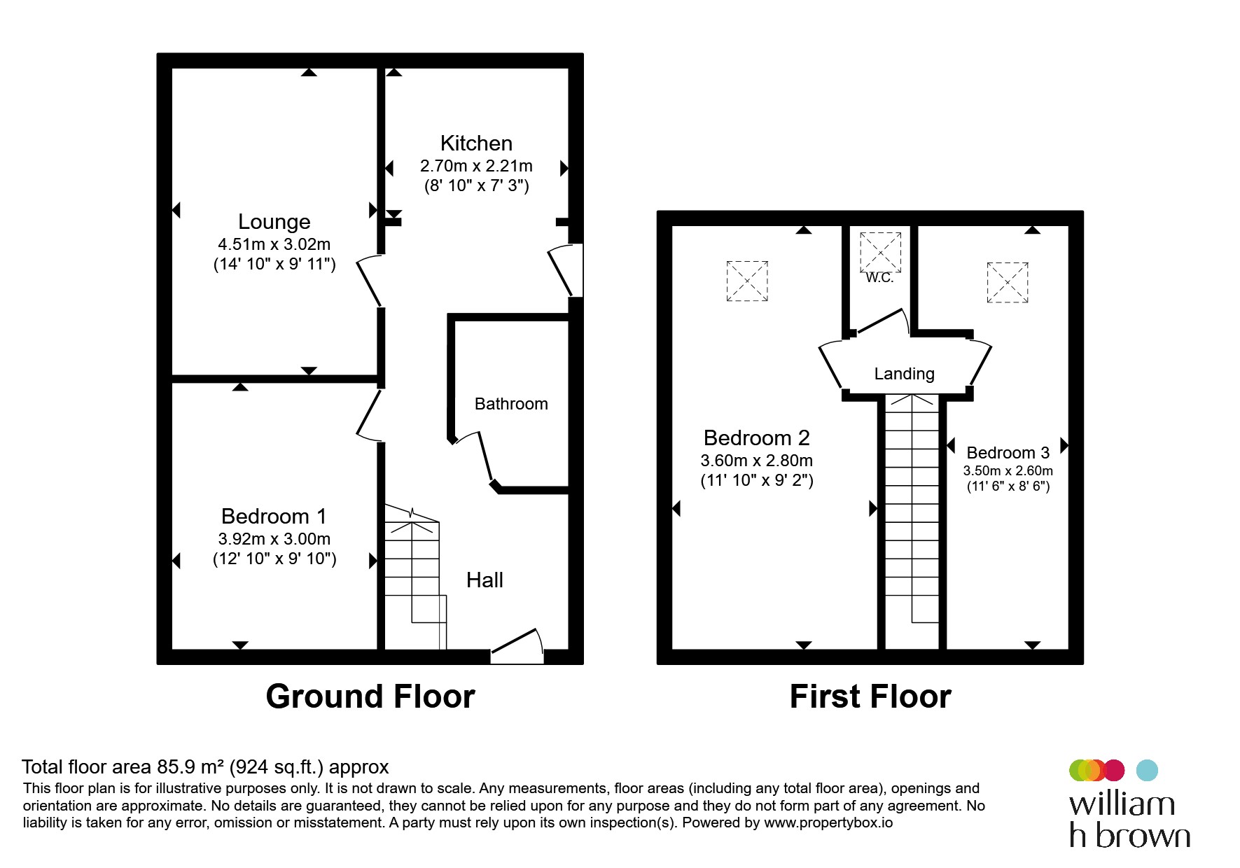 54, Grizedale, Hull floorplan