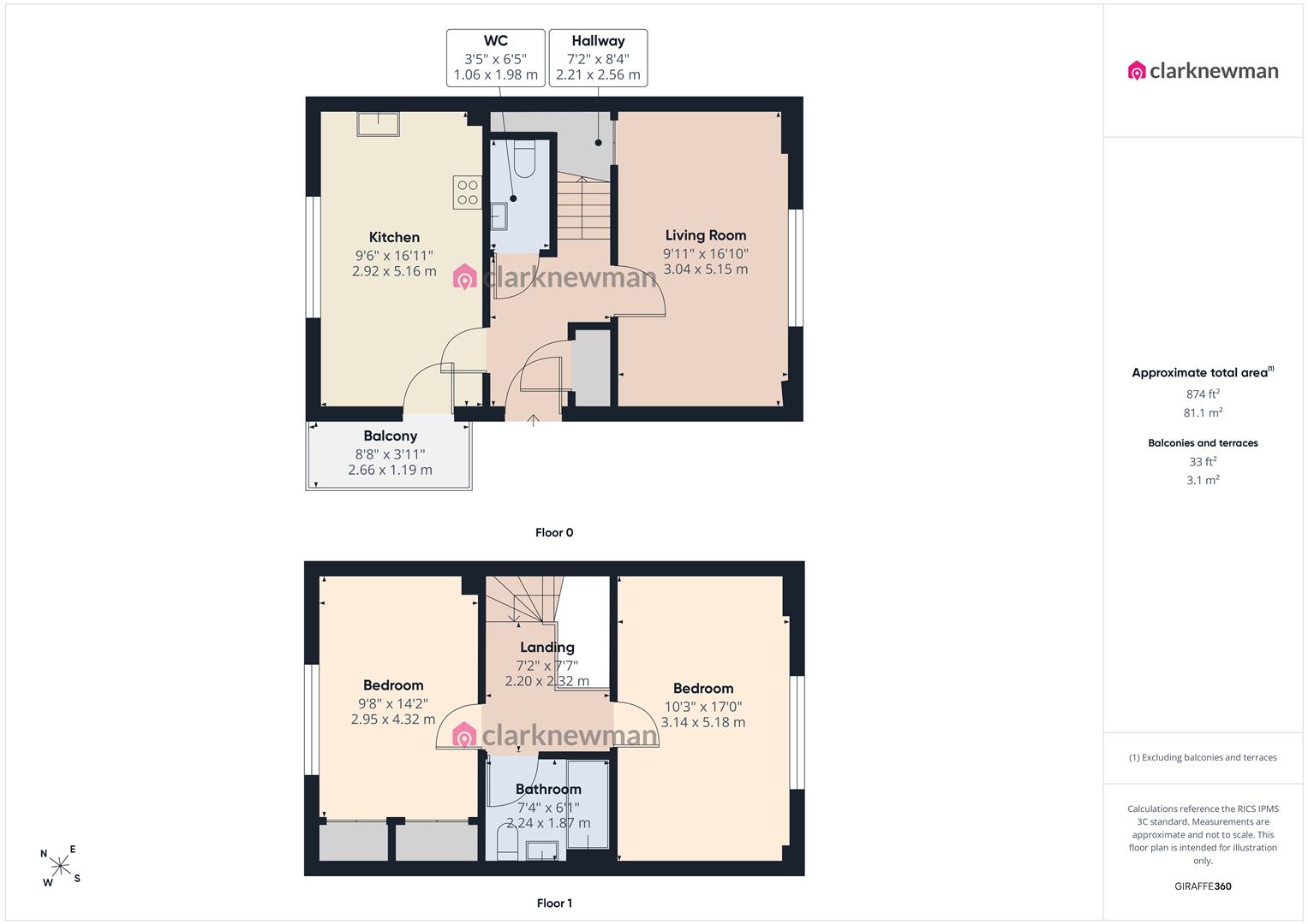 56, Tanyard Place, Harlow floorplan