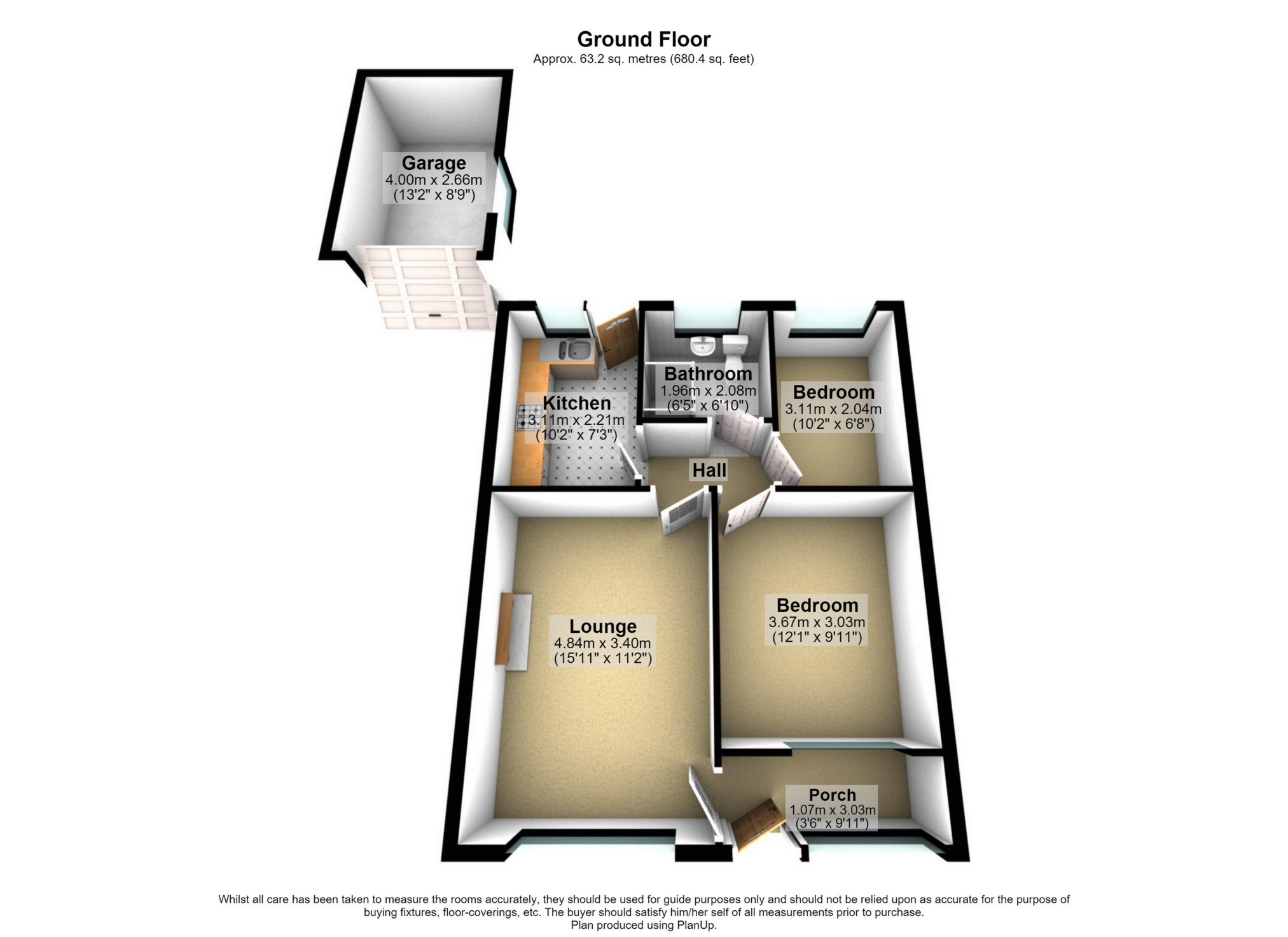 44, Mansfield Avenue, Denton floorplan