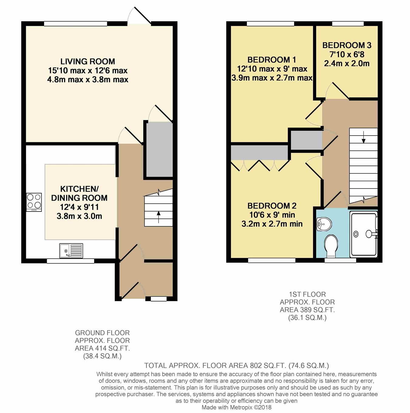 3 Bedrooms End terrace house to rent in Woodcock Walk, Flitwick MK45