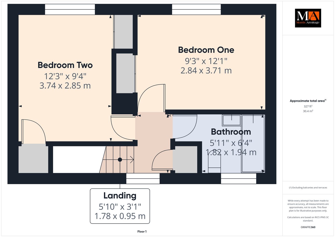 376, Elm Road, King's Lynn floorplan