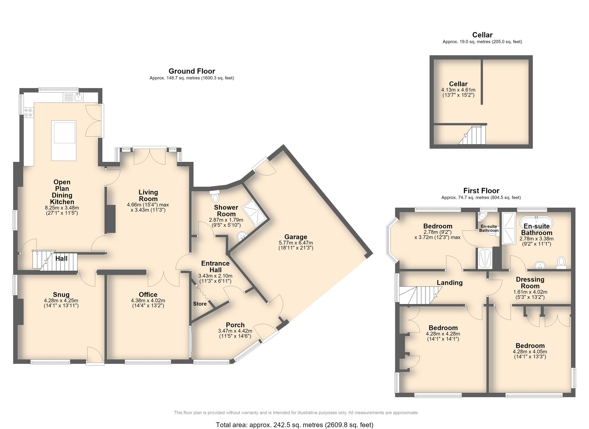 Oakdale Villa, 46 Abbeydale Road South, Sheffield floorplan