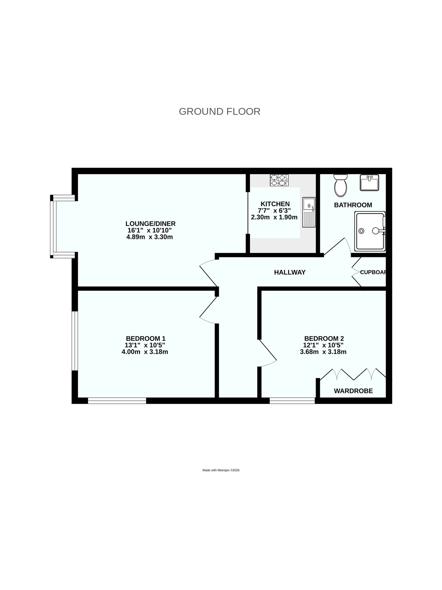 27, Downfield Close, Devon floorplan