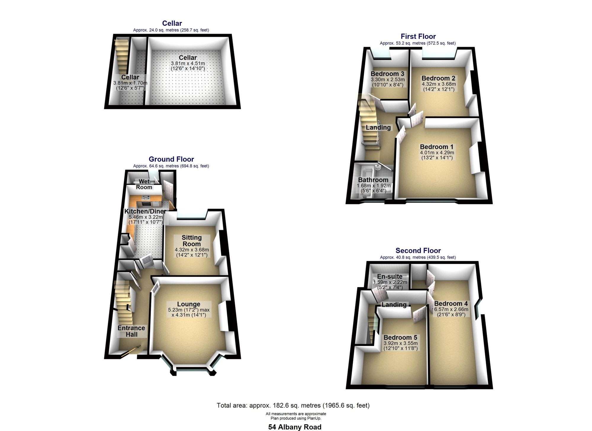 54 Albany Road, Sheffield floorplan