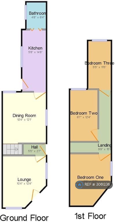 Holcombe St, Derby floorplan