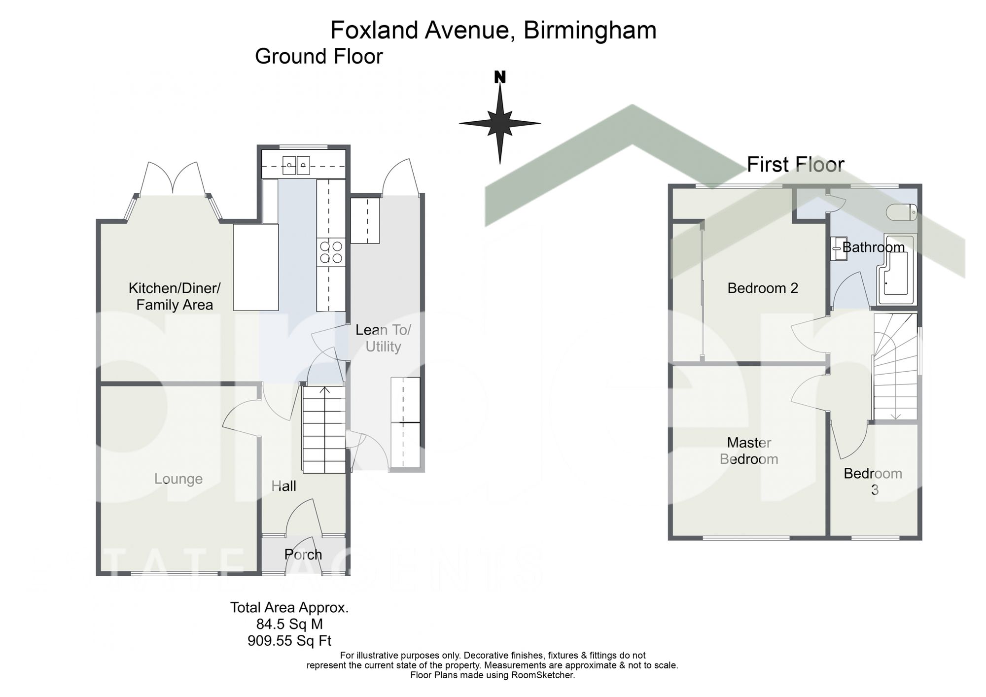 39 Foxland Avenue, Birmingham floorplan