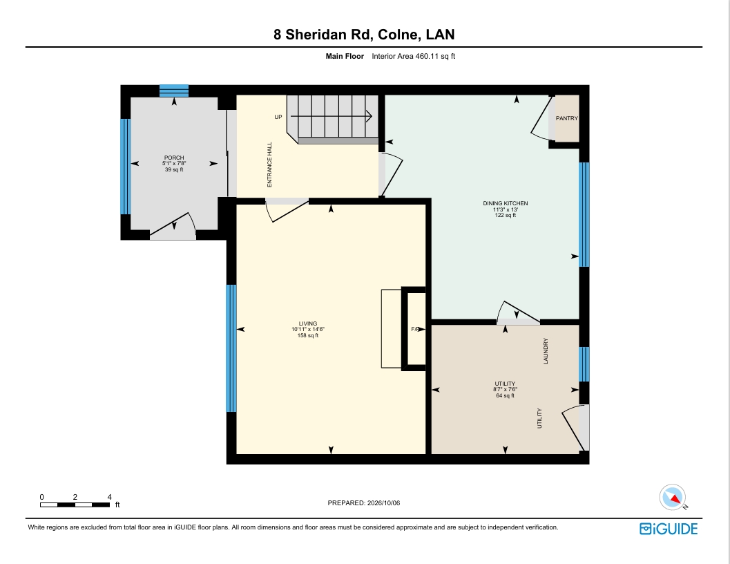8, Sheridan Road, Colne floorplan