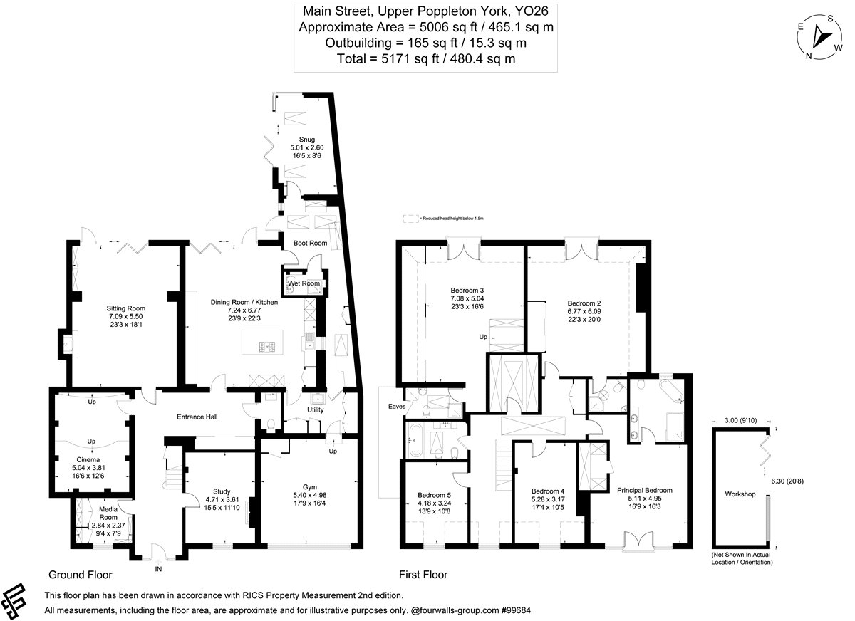 Ash Grove House,, Main Street, York floorplan