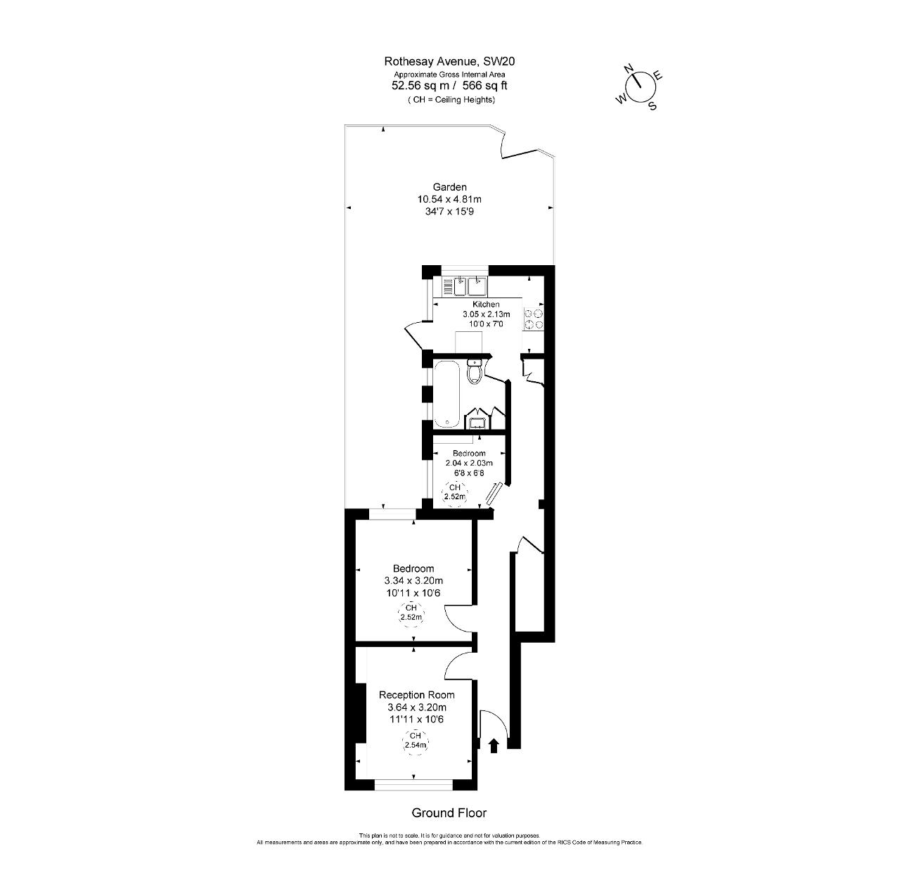 33, Rothesay Avenue, London floorplan