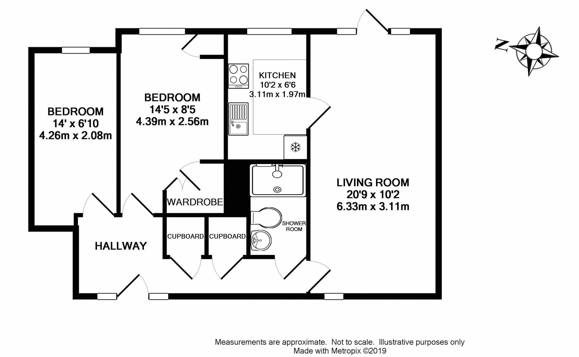 20 Rosewood Gardens, High Wycombe floorplan
