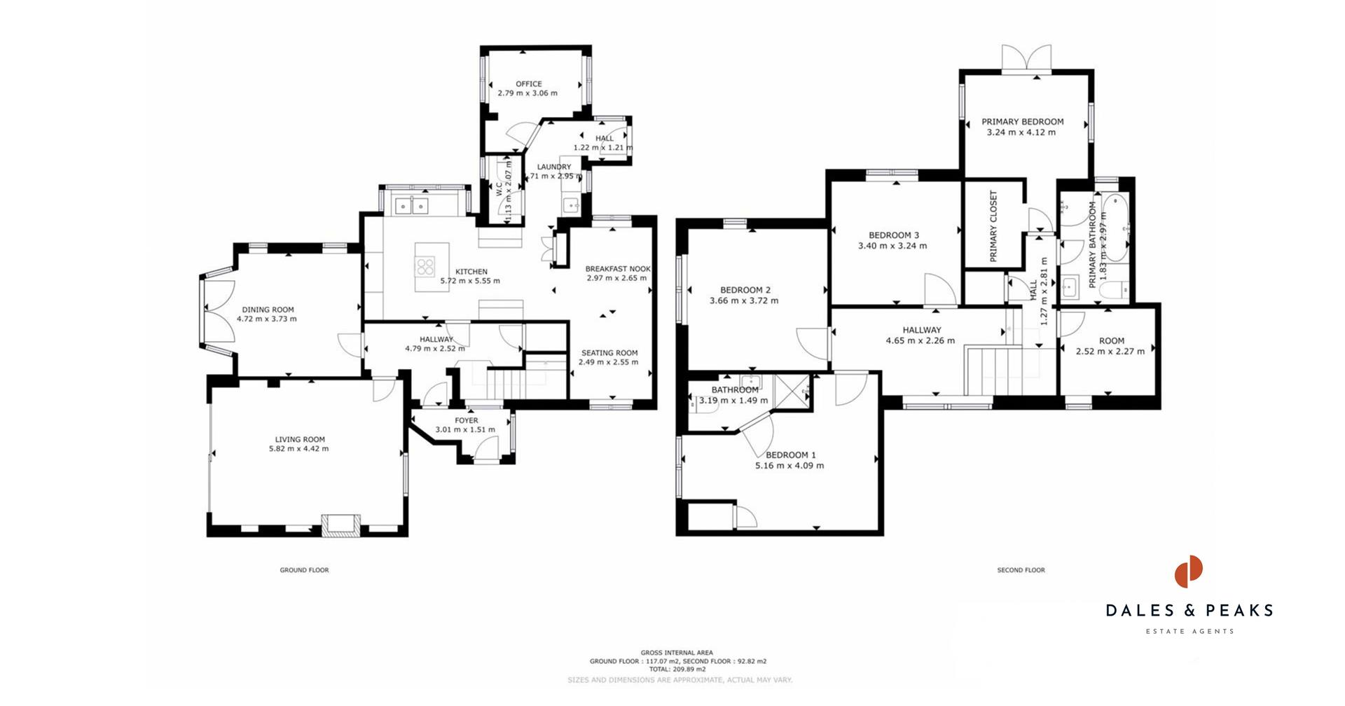 Meadow Croft, Highstairs Lane, Alfreton floorplan