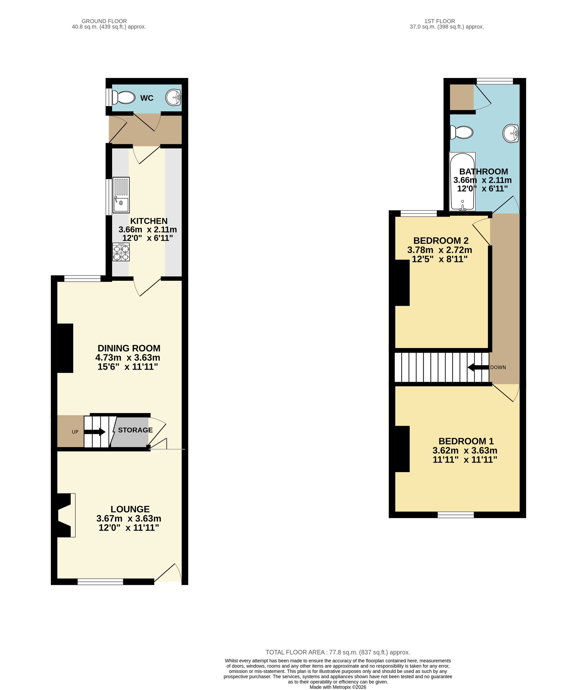 10 Chesterfield Road, Chesterfield floorplan