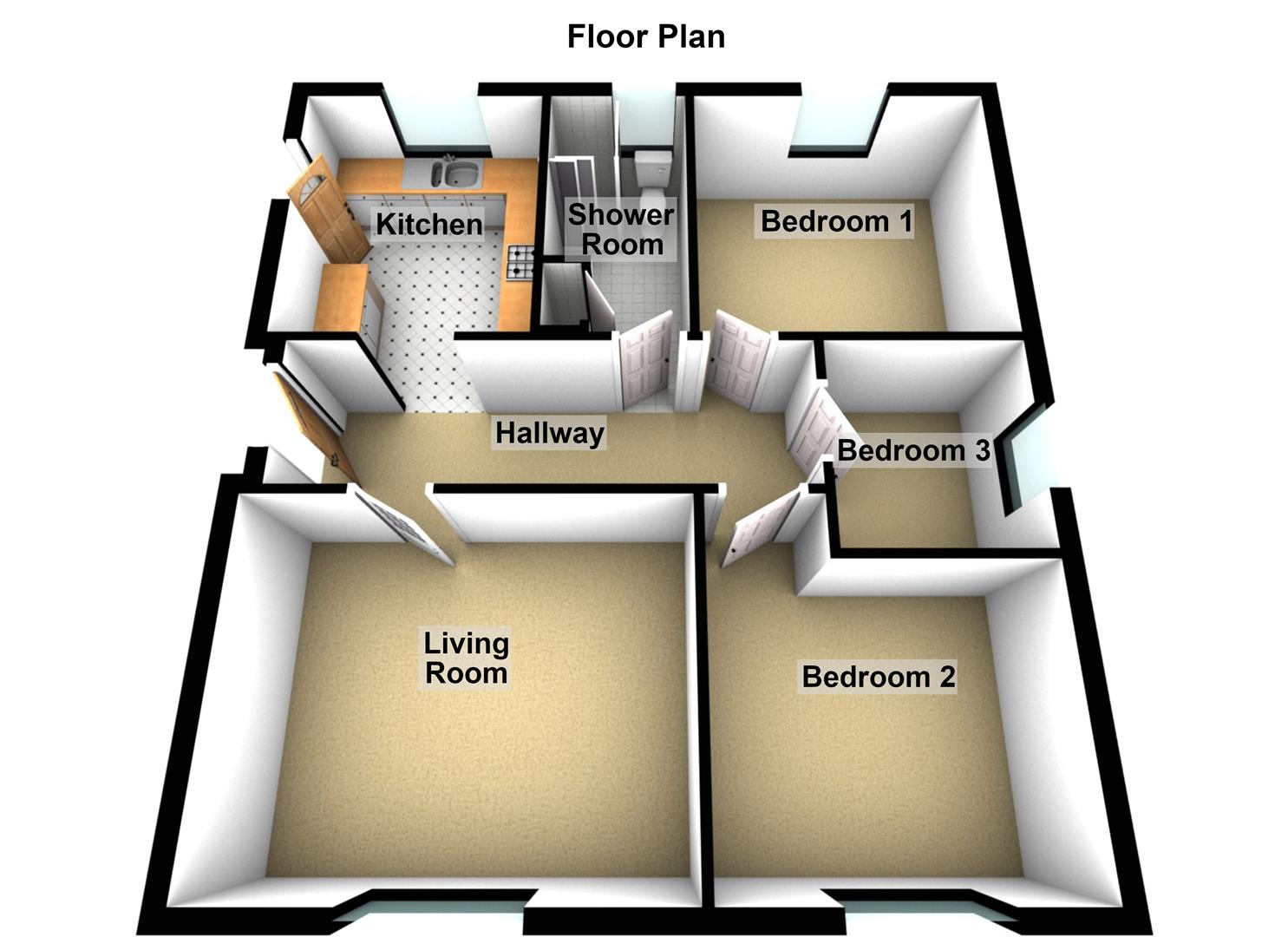 Newborn Close, Stanground, Peterborough floorplan