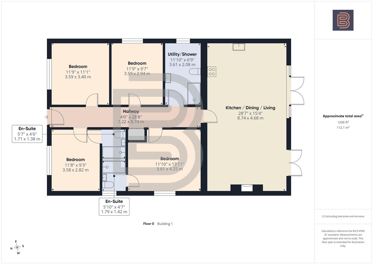 74, Crick Road, Rugby floorplan