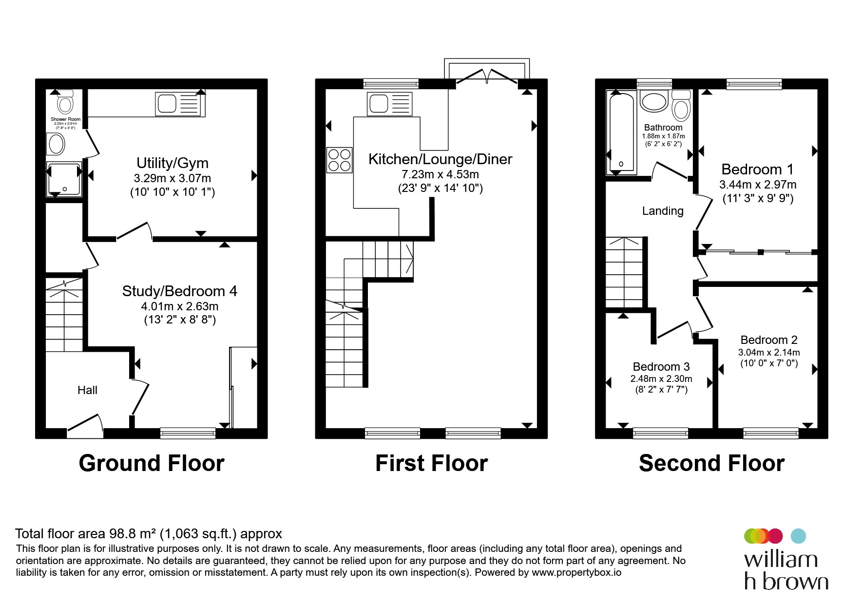 8, Liberty Close, Hertford floorplan