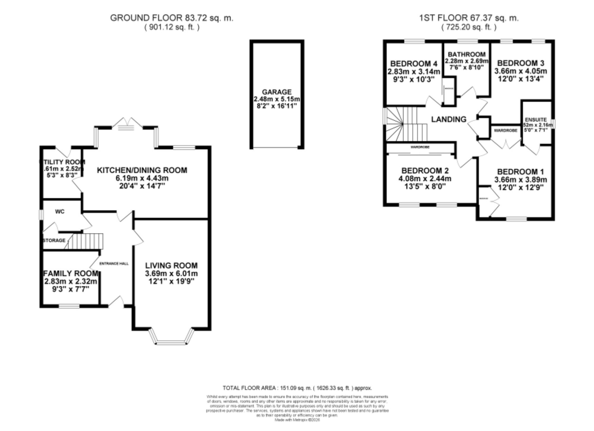 4 Aurora Gardens, Stoke-On-Trent floorplan