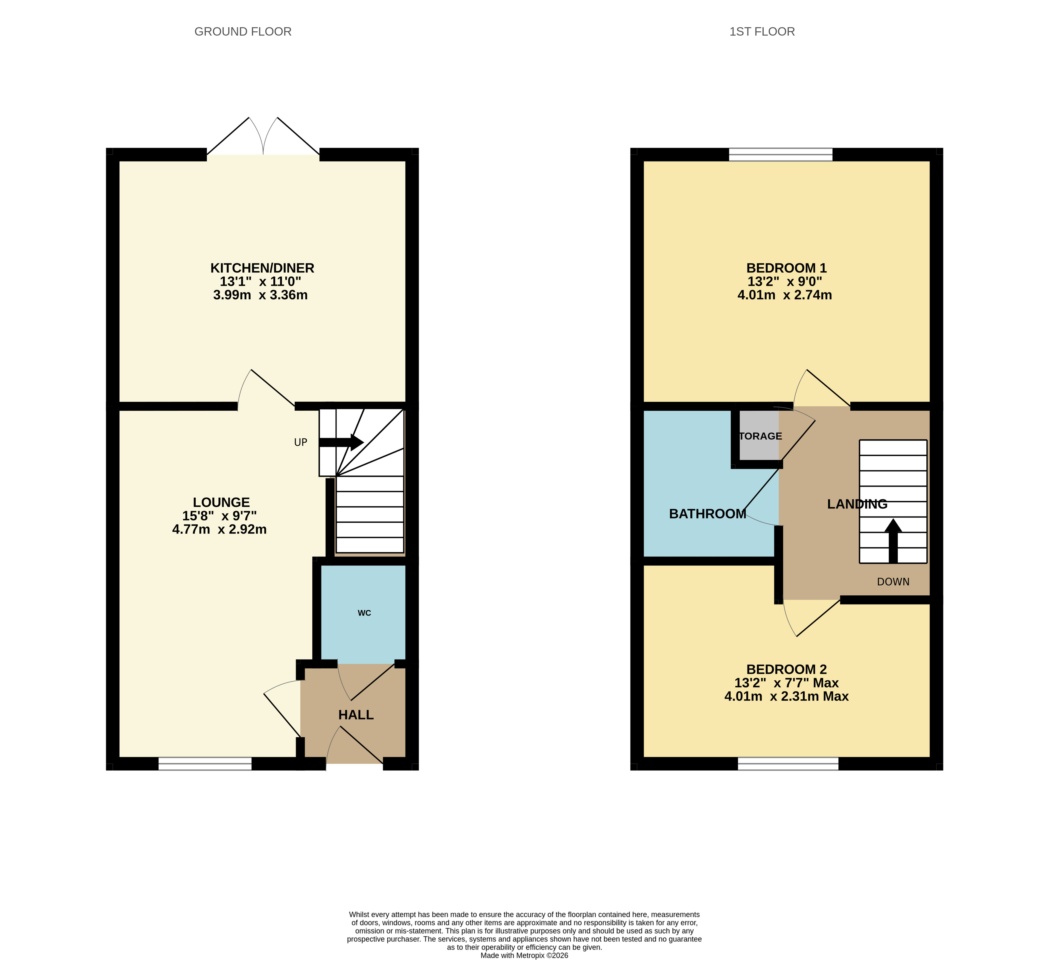 56, Ribbon Avenue, Congleton floorplan