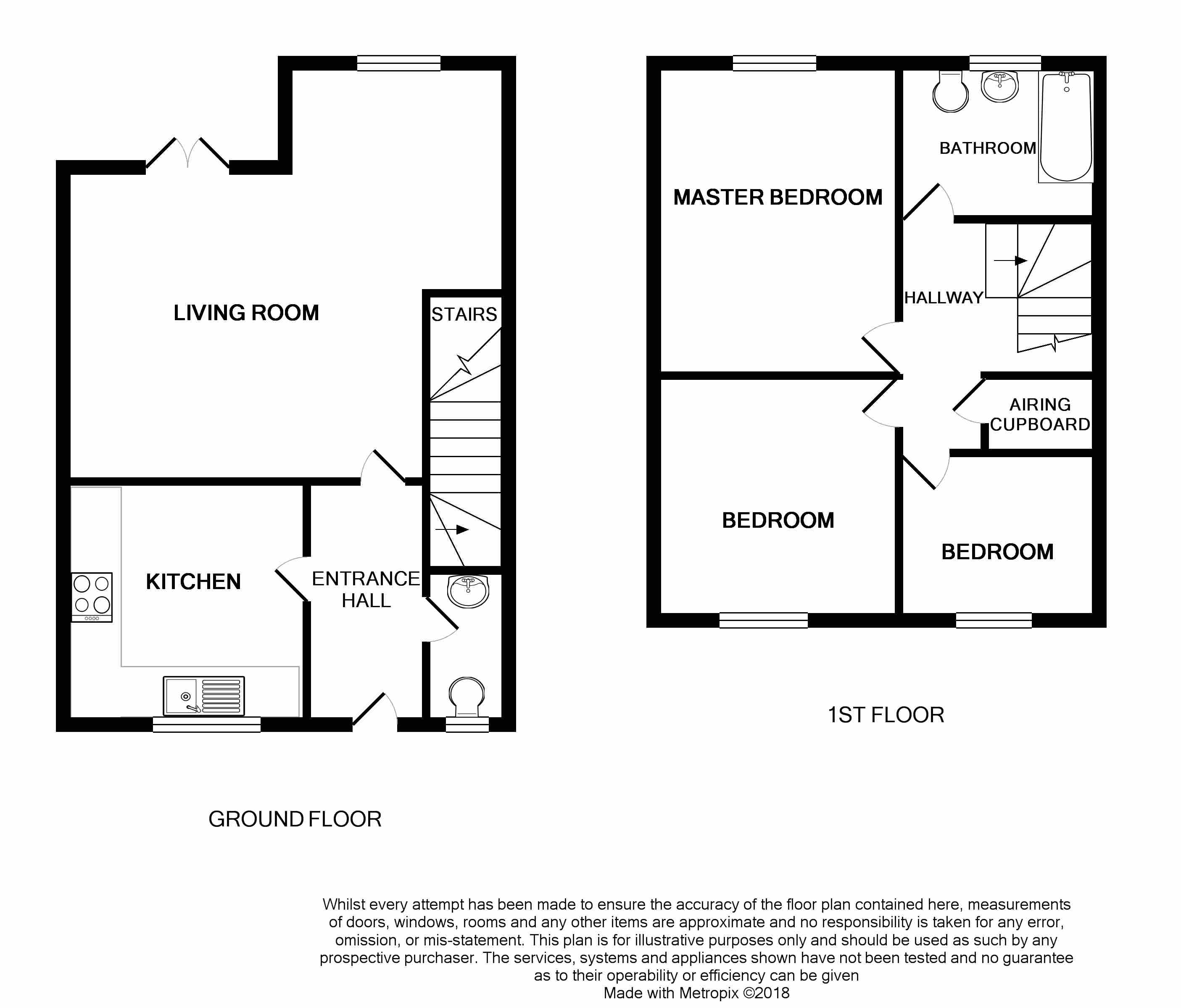 18a, Ewins Close, Ash Vale floorplan